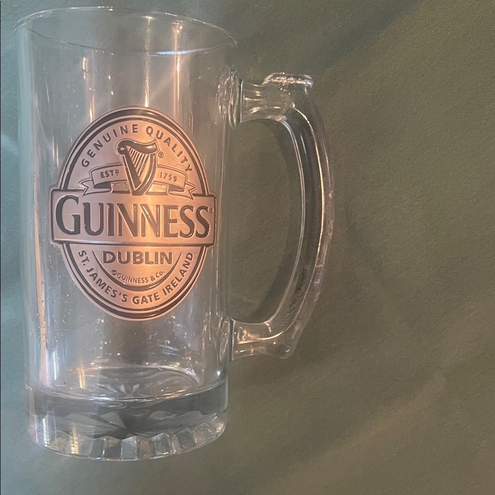 Guinness Hefty Glass Pub Mug - Picture 4 of 8